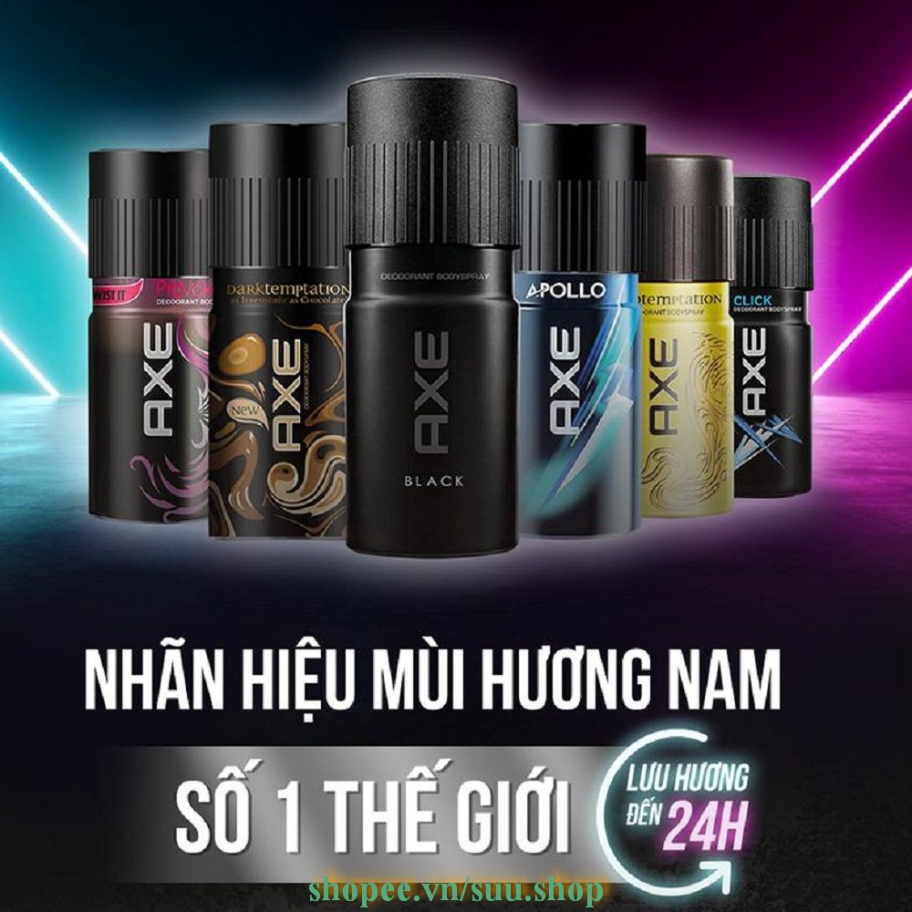 Xịt Khử Mùi Axe 150ml Việt Nam, suu.shop cam kết 100% chính hãng.