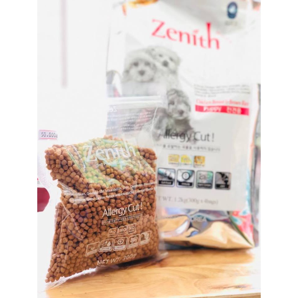 THỨC ĂN HẠT MỀM Zenith CHÓ CON  - vị thịt gà_túi 300gr