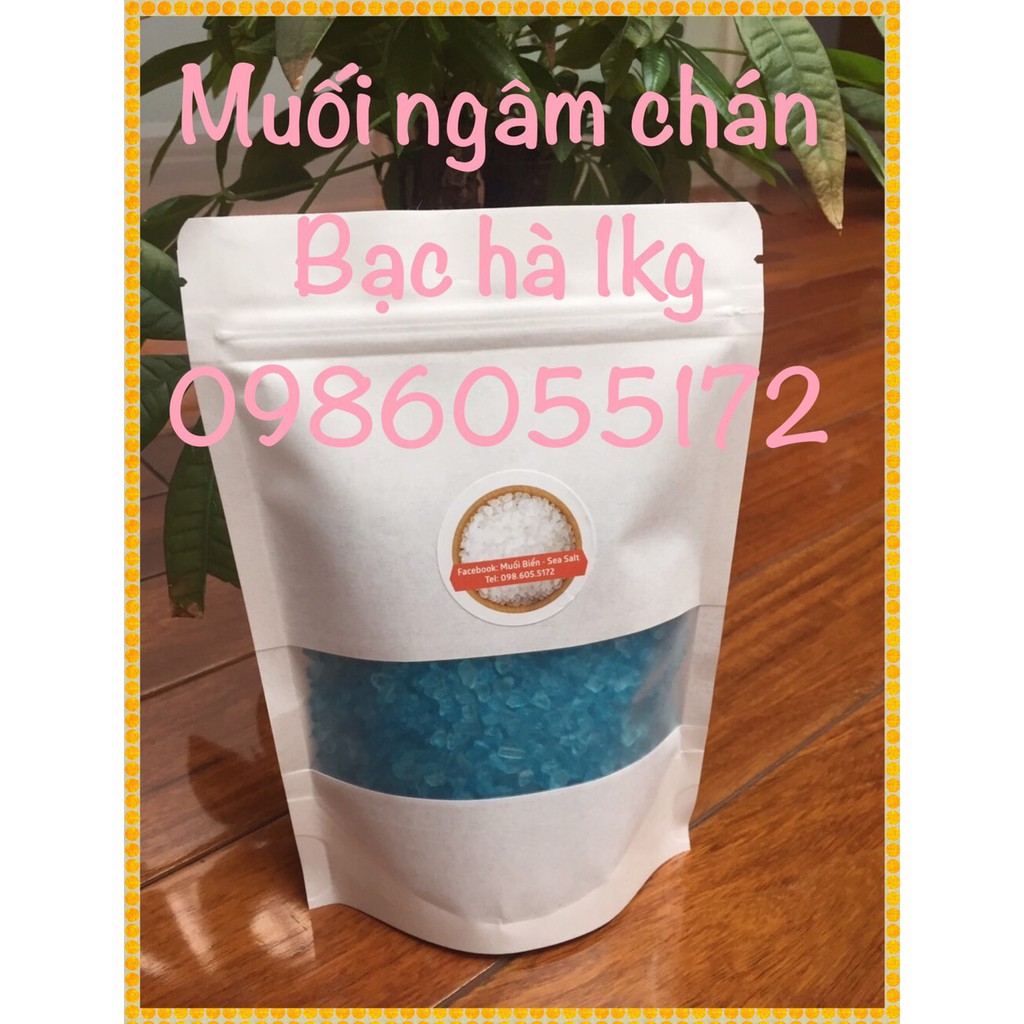 Muối ngâm chân Bạc Hà túi 1kg