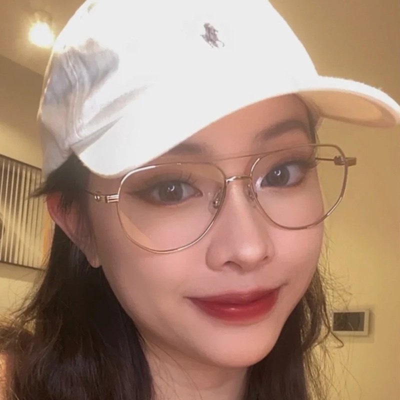 Kính Mát Phân Cực Chống Tia UV Gọng Kim Loại Phong Cách Retro Thời Trang