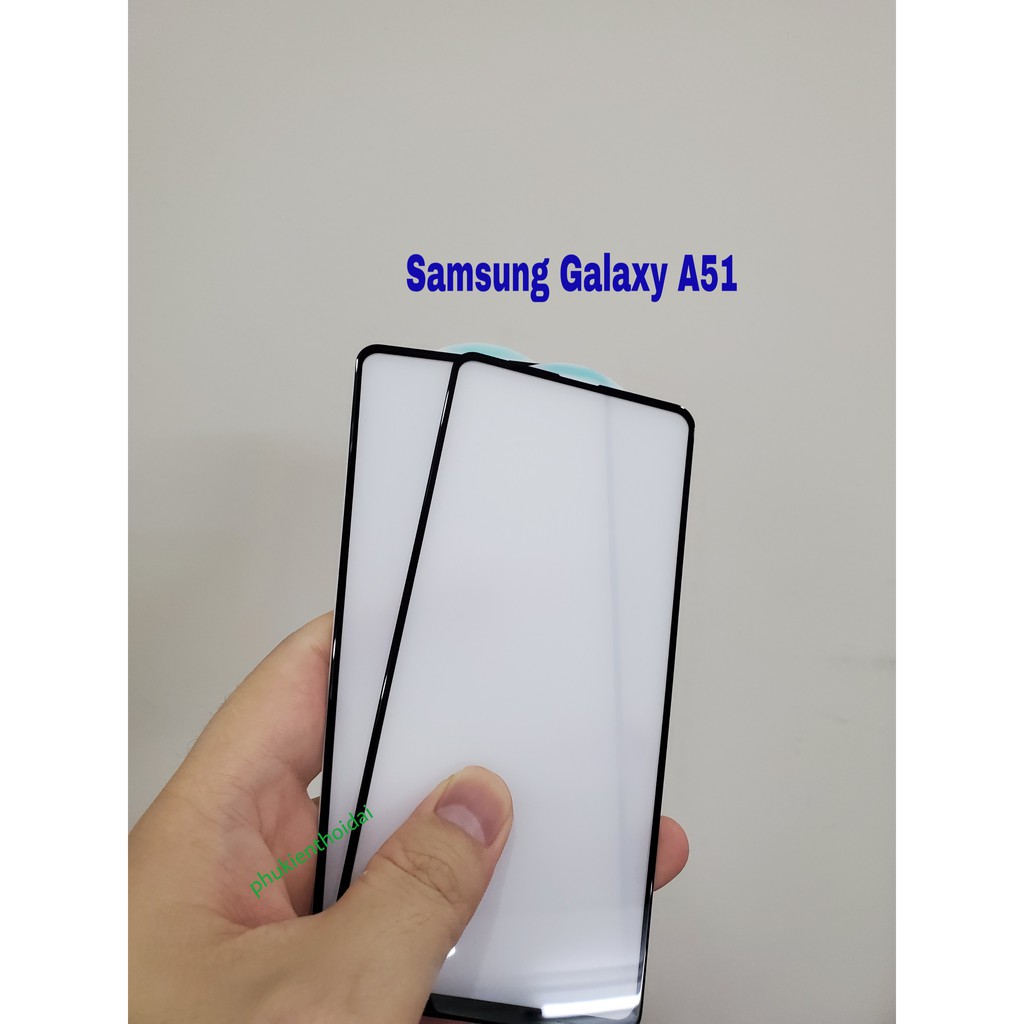 Kính cường lực Ôm màn 3D Samsung A51  FREESHIP Từ 50k Full Màn bóng mượt cao cấp chất đẹp