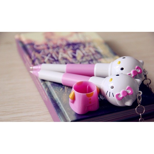 BÚT BI MÓC KHÓA HELLO KITTY combo