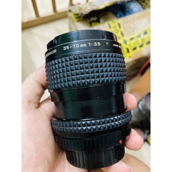 Lens bokeh bong bóng Minolta MD 35-70f3.5 ngàm MD, sử sụng trên máy film ngàm MD như: Srt101, X700,SRT super, SR505....