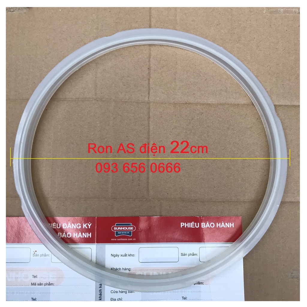 Gioăng cao su nồi áp suất điện 24cm 5 - 6lit Sunhouse