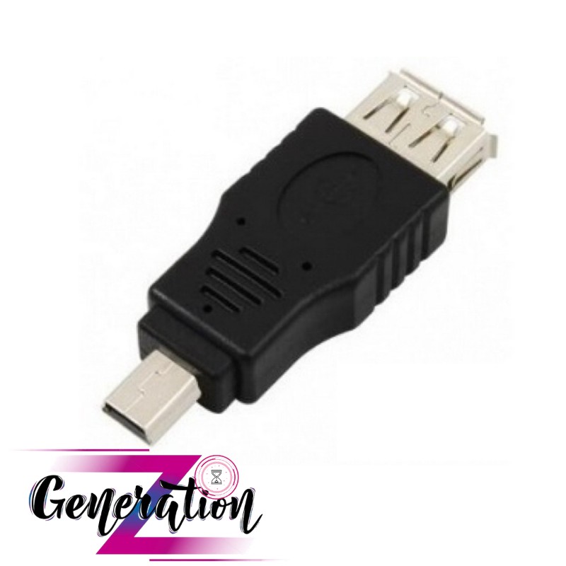 ĐẦU ĐỔI MINI USB RA USB OTG 2.0 UNITEK (Y-A 014)