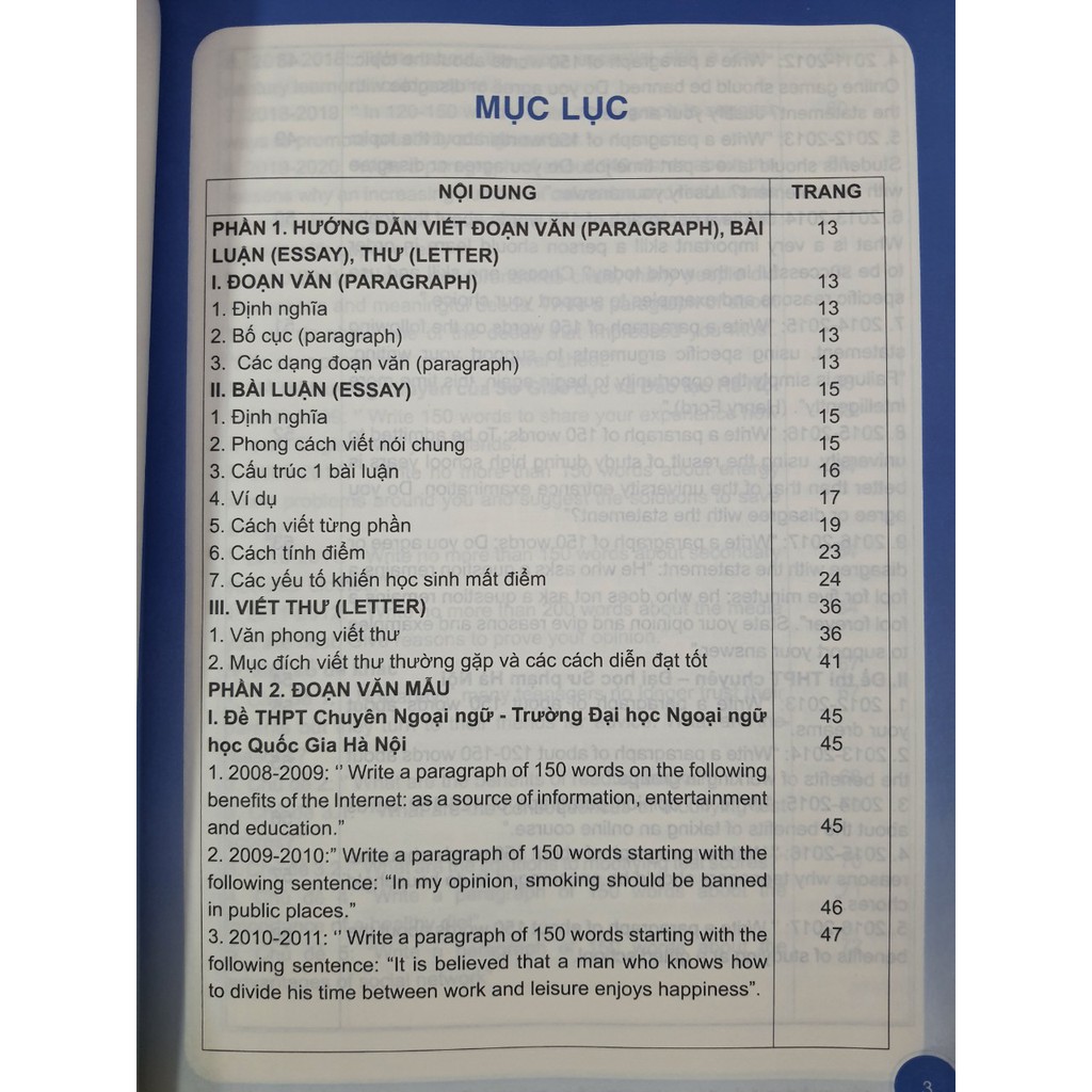 Sách - Bài luận mẫu Tiếng Anh dành cho học sinh thi THPT Chuyên