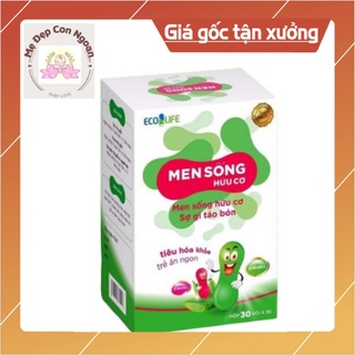 Men sống hữu cơ Ecolife hộp 30 gói