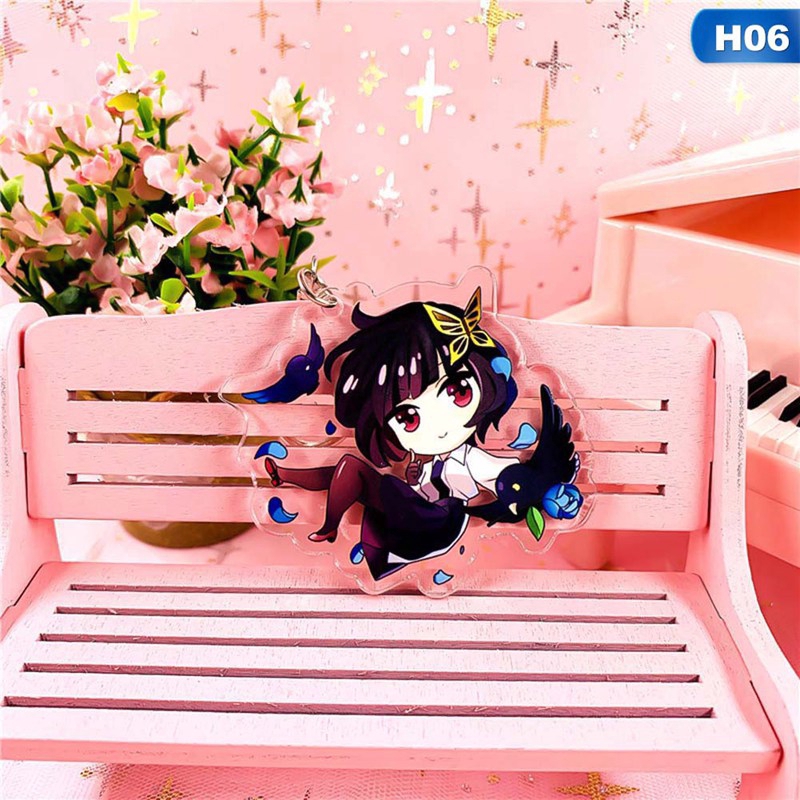 Tmdbyx Móc khóa nhựa acrylic trong suốt họa tiết chú cún cưng xinh xắn