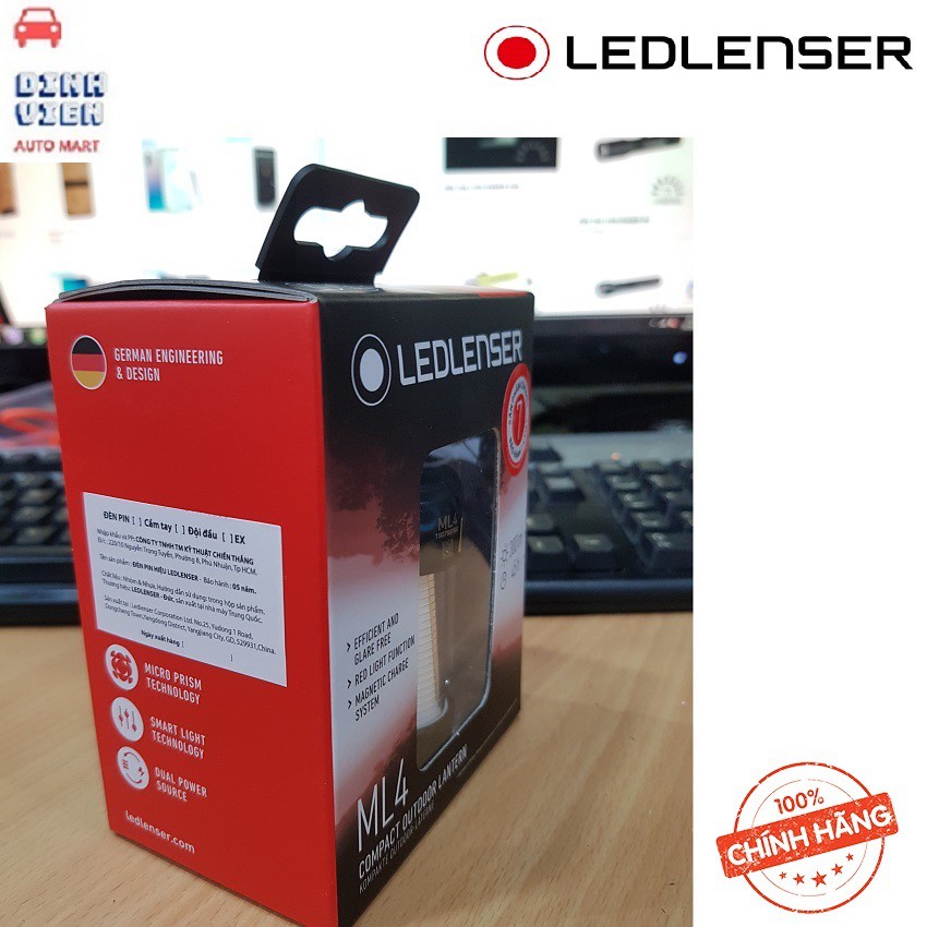 [ CAO CẤP] Đèn pin cắm trại Ledlenser ML4 300 LUMENS siêu sáng ,gọn rất tiện cho các bạn đi du lịch dã ngoại, cắm trại..