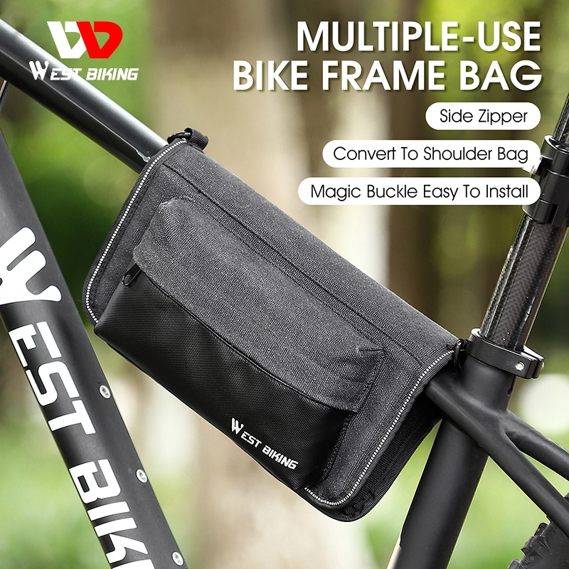 Túi Đựng Điện Thoại Đa Năng Gắn Khung Xe Đạp Leo Núi MTB