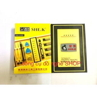 Bộ tua vít sửa chữa điện thoại,máy ảnh 38 món SHE.K