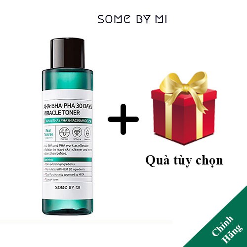 Nước Hoa Hồng Dành Cho Da Mụn Some By Mi AHA-BHA-PHA 30 Days Miracle Toner 150ml