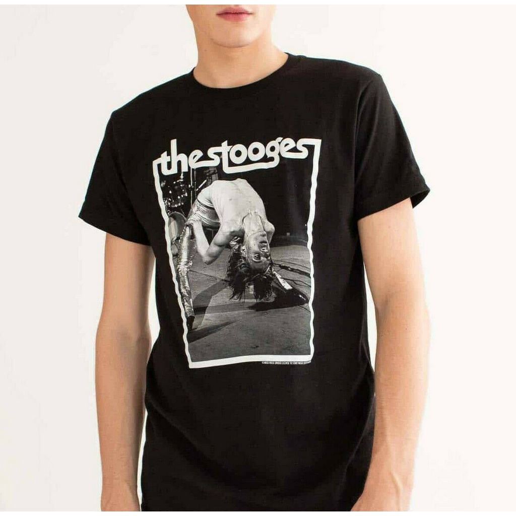 Áo thun nam xu hướng hot The Stooges Iggy Pop Vintage Punk Rock Band S-5 792102