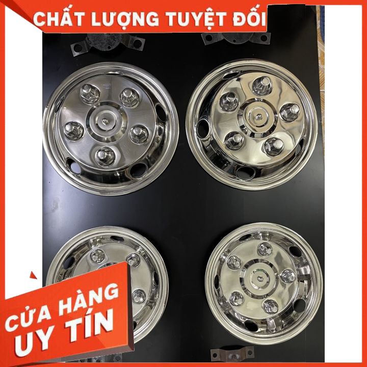 Chụp Mâm  full inox cho xe tải Kia K200 , k250 , k165 , porter..............