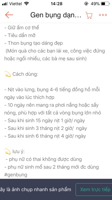 Gen bụng cho mẹ sau sinh dạng dán