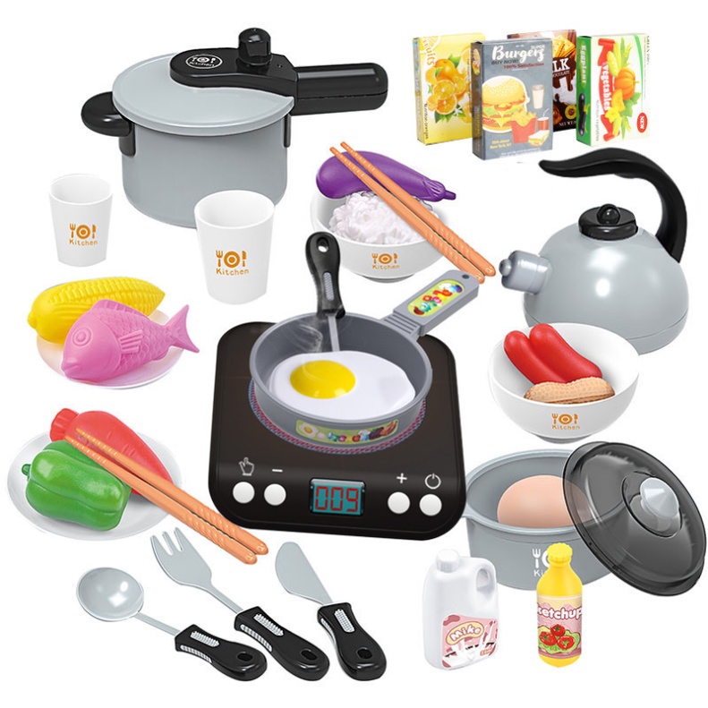 Đồ chơi Bán hàng Thiệt bị gia dụng - Đồ chơi nhà bếp cho trẻ em Ánh sáng và Âm nhạc