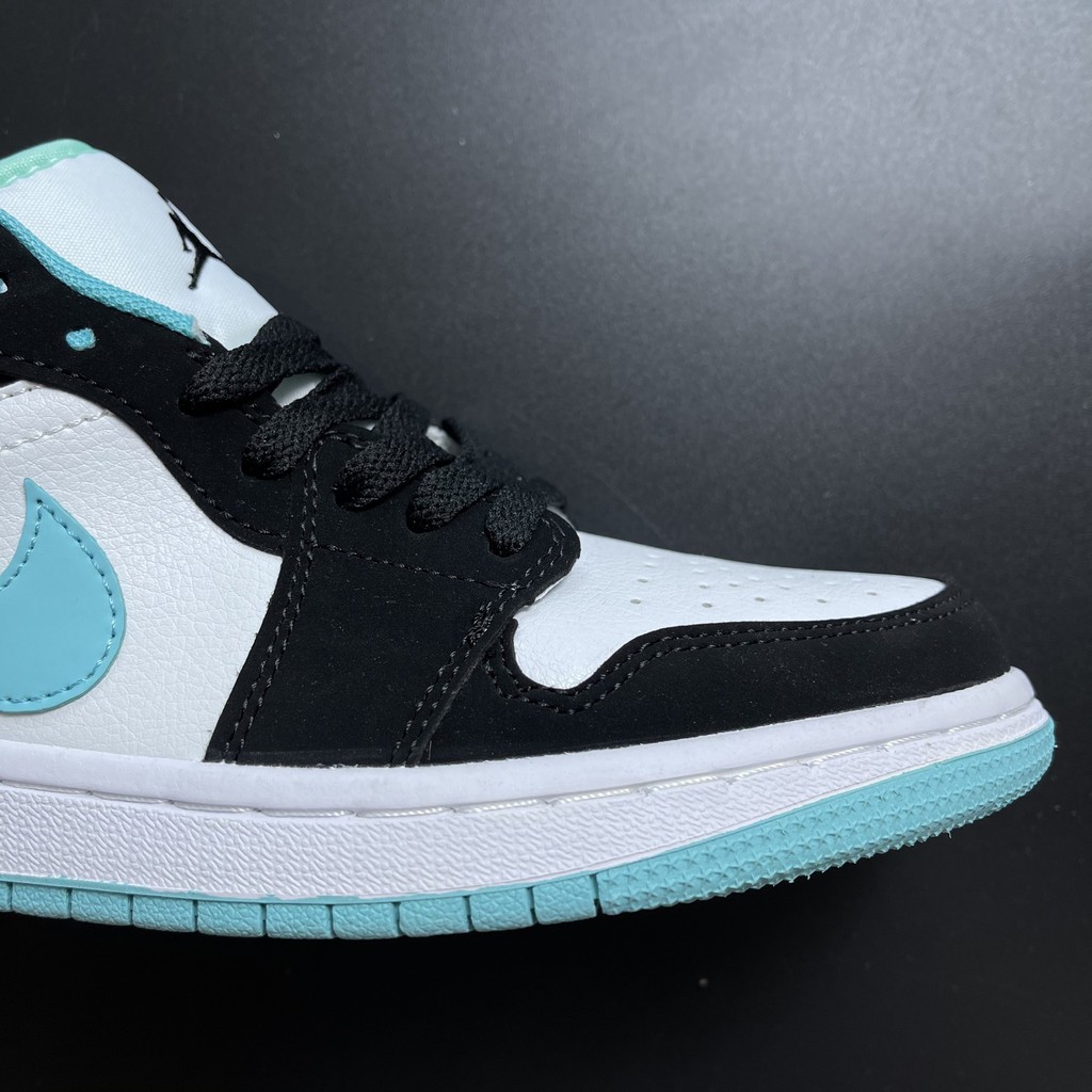✔️ Giày Jordan 1 Low Island Green Xanh Ngọc Giày Thể Thao Nam Nữ  Thấp Cổ Full Phụ Kiện ✔️