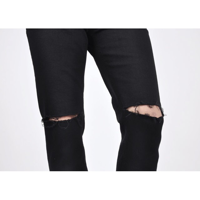 QUẦN JEAN đen skinny rách gối CHUOTTRANG | BigBuy360 - bigbuy360.vn