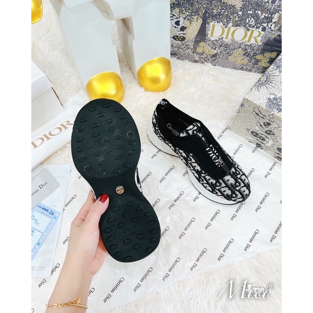 Giày thể thao lười chun D i o r fullbox