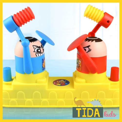 Đồ Chơi Đối Kháng ⚡ CỠ LỚN ⚡ 2 Người Cầm Búa Cầm Khiên Battle Game Mini Giá Tốt, Đồ Chơi Giải Trí TiDa Kids Shop