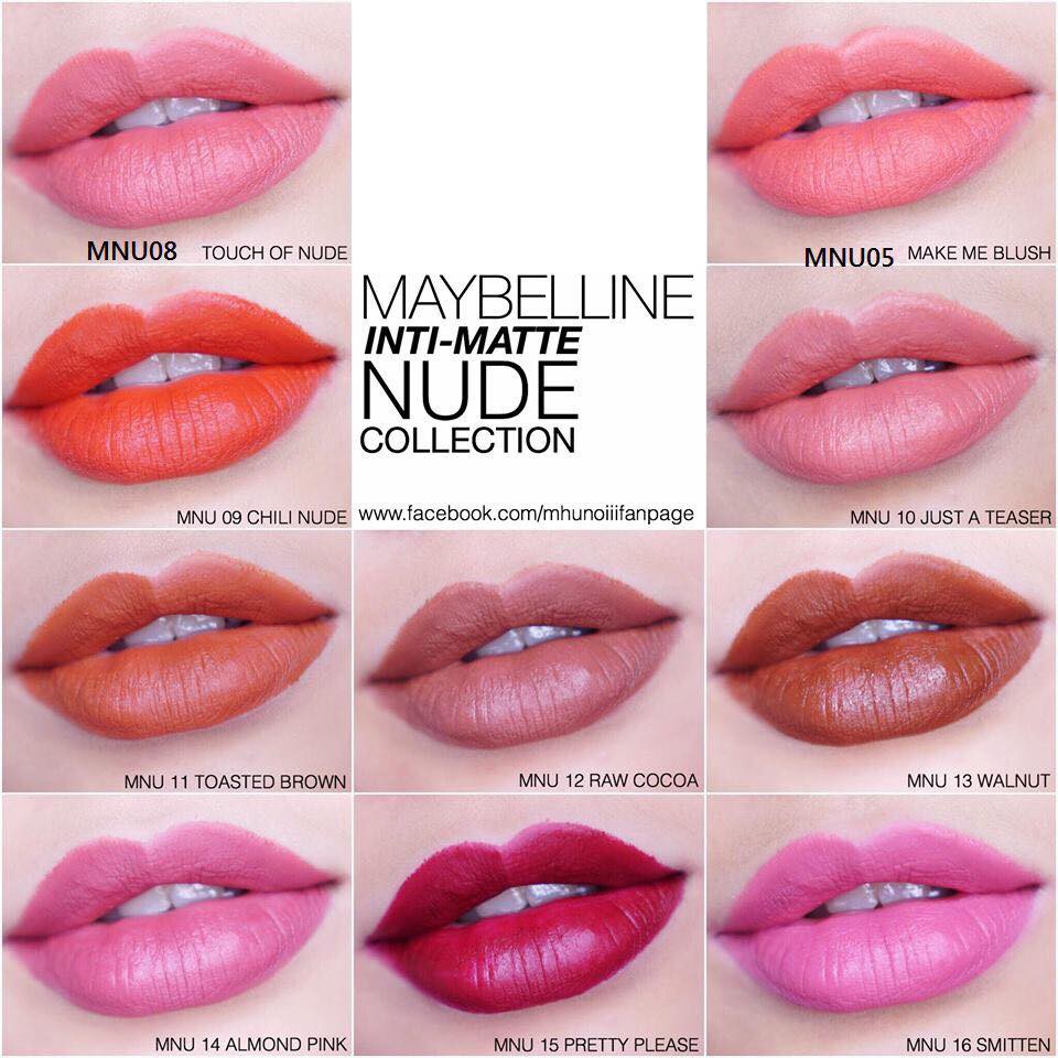 Maybelline - Son Lì Maybelline Color Sensational Inti-Matte Nudes Lipstick 3.9g