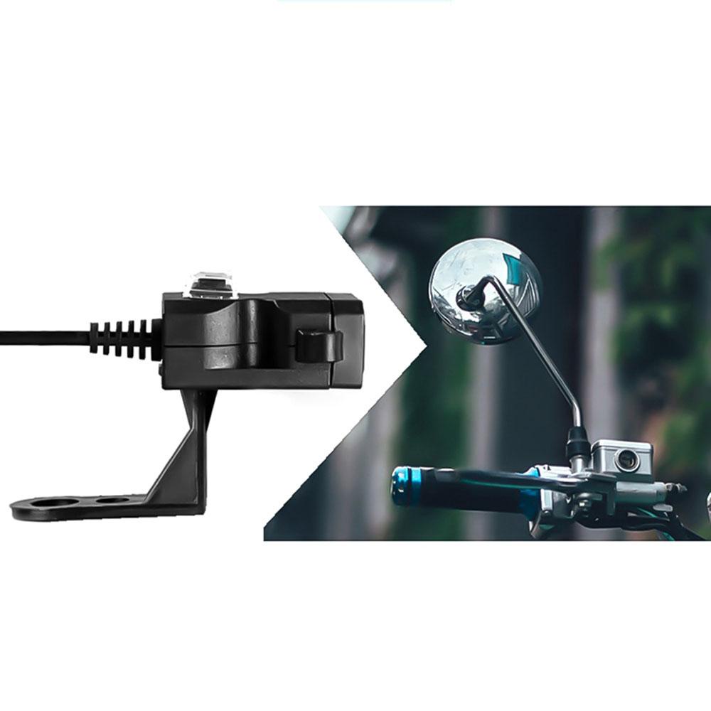 Bộ Sạc Điện Thoại Gắn Tay Lái Xe Máy REBUY1 12V 5V 1A / 2.1A