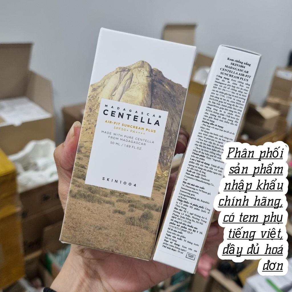 Kem chống nắng Skin1004 Madagascar Centella Air-Fit Suncream