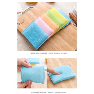 Set 4 Miếng Bọt Biển Rửa Chén 8*10cm