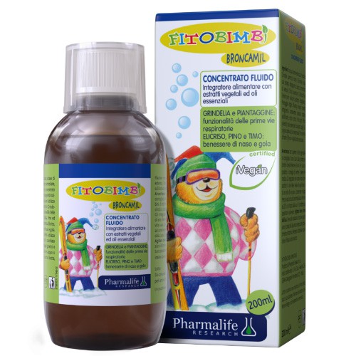 Fitobimbi Broncamil - Hỗ trợ giảm ho, ho có đờm, ho do nhiễm lạnh ở trẻ nhỏ