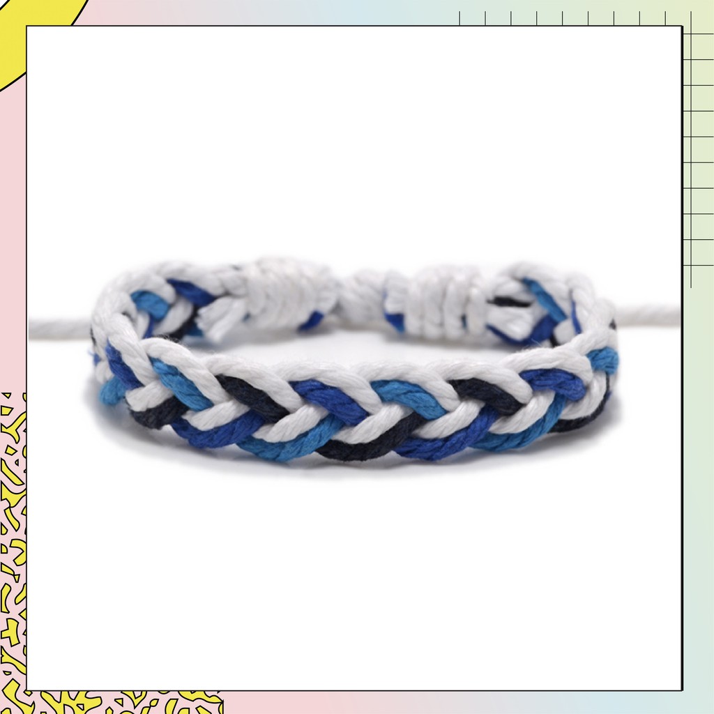 Vòng Tay Dây Bện Thủ Công Phong Cách Boho Phụ Kiện Thời Trang Nam Nữ Handmade size nhỏ - Stigma