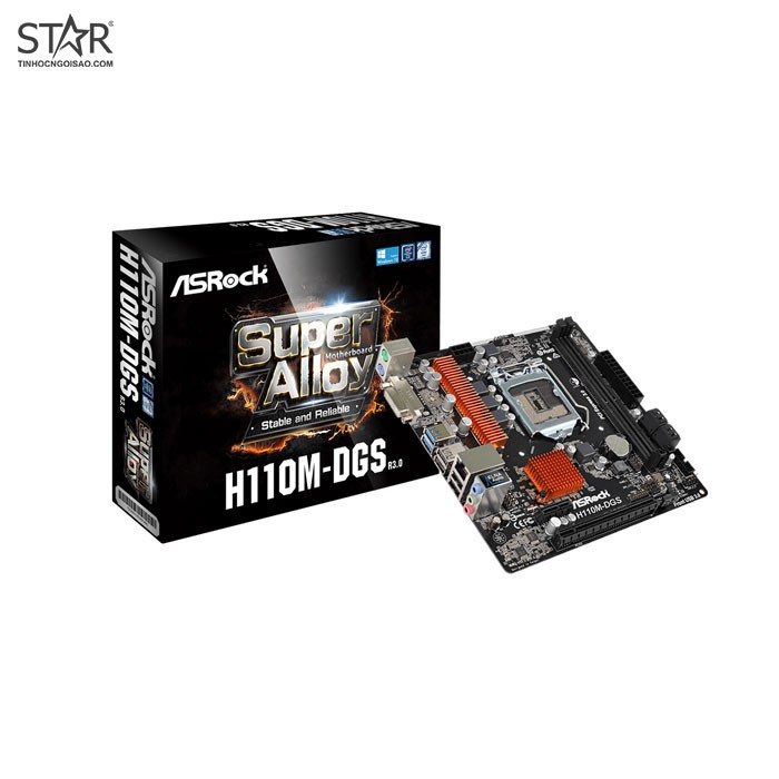 Bo mạch chủ - Mainboard H110M-DGS R3.0
