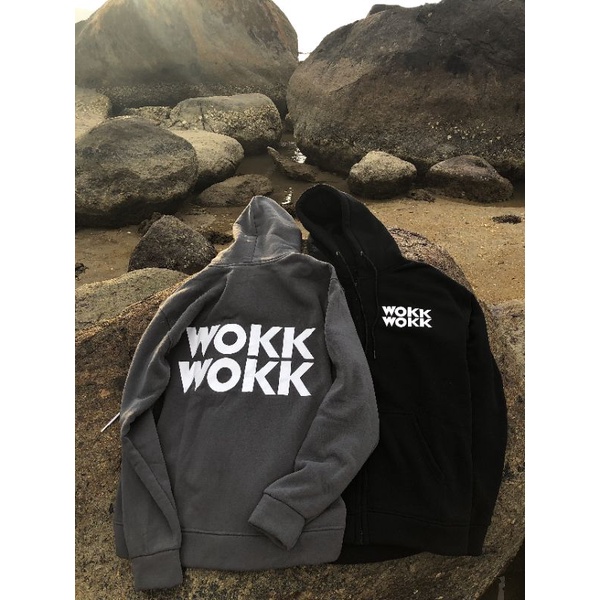 Hoodie dây kéo wokk