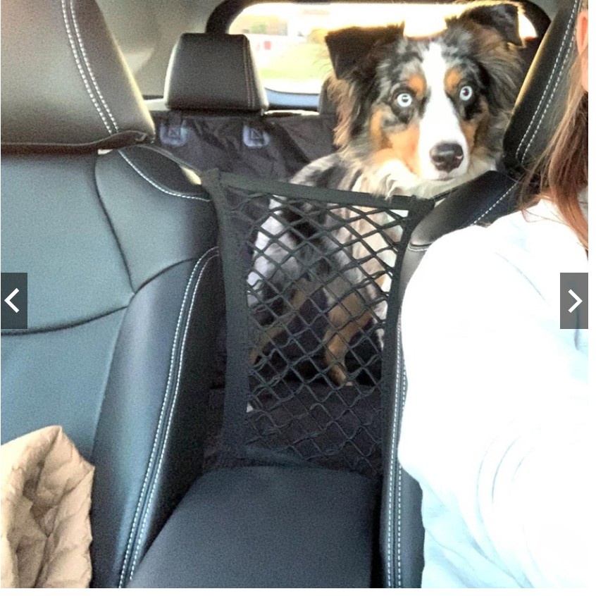 Túi Lưới Đựng Khăn Giấy Gắn Ghế Xe Hơi Tiện Lợi