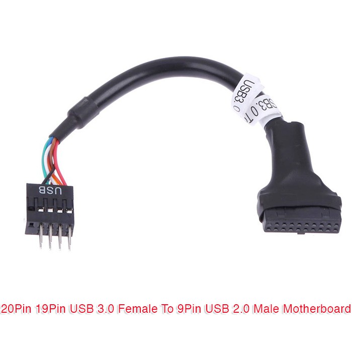 19pin usb 3.0 mainboard ra usb 2.0 9pin header