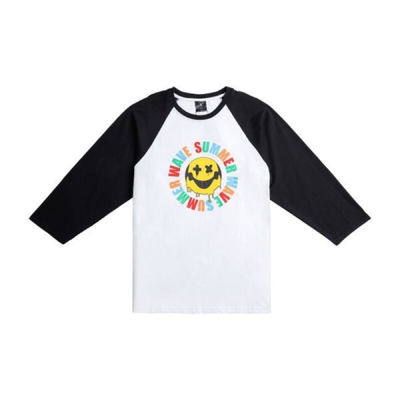 Áo thun tay lỡ unisex ClownZ acid drop raglan form rộng, chất cotton