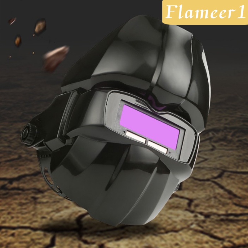 [Flameameer1] Mũ Bảo Hiểm Hàn Điện Năng Lượng Mặt Trời Tự Động Tối Có Thể Điều Chỉnh