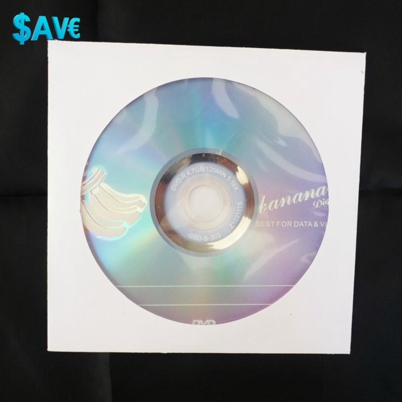 Set 100 Túi Giấy Đựng Đĩa Cd Đa Dụng