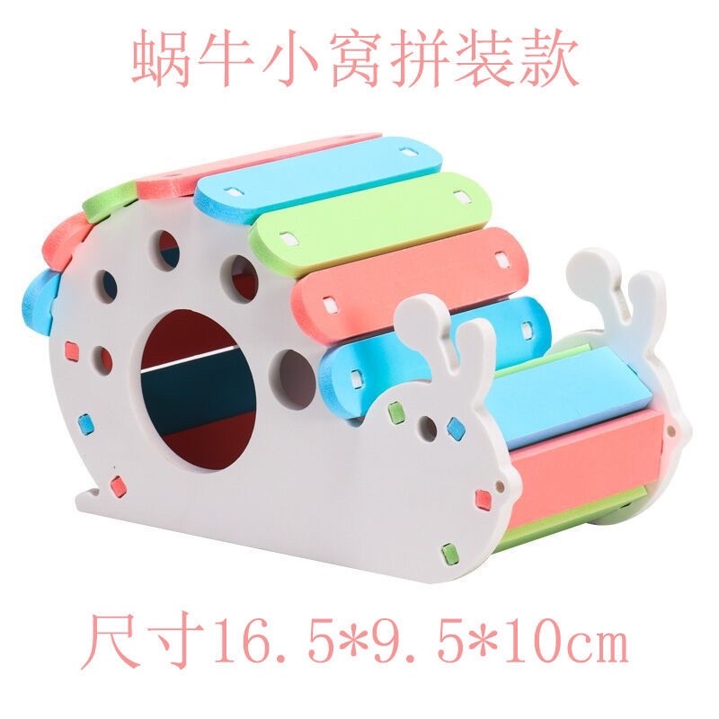 nhà gỗ lắp ráp gỗ Zoog. Nhà ngủ hamster. Nhà ốc sên