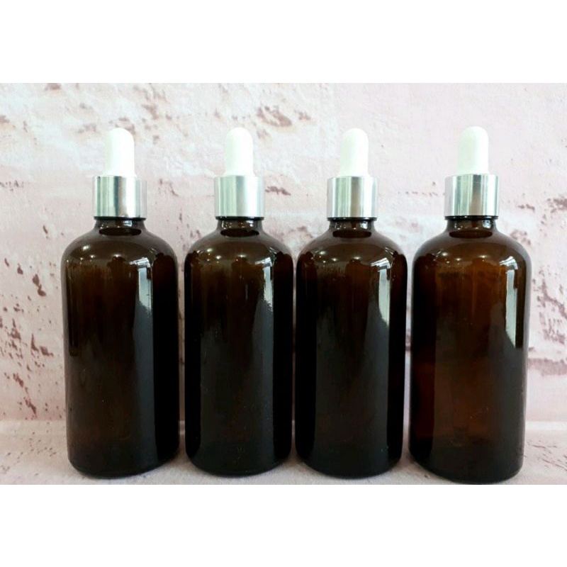 Combo 50chai Tinh Dầu Thủy Tinh 100ml Nắp Bóp Giọt Ống Thủy Tinh