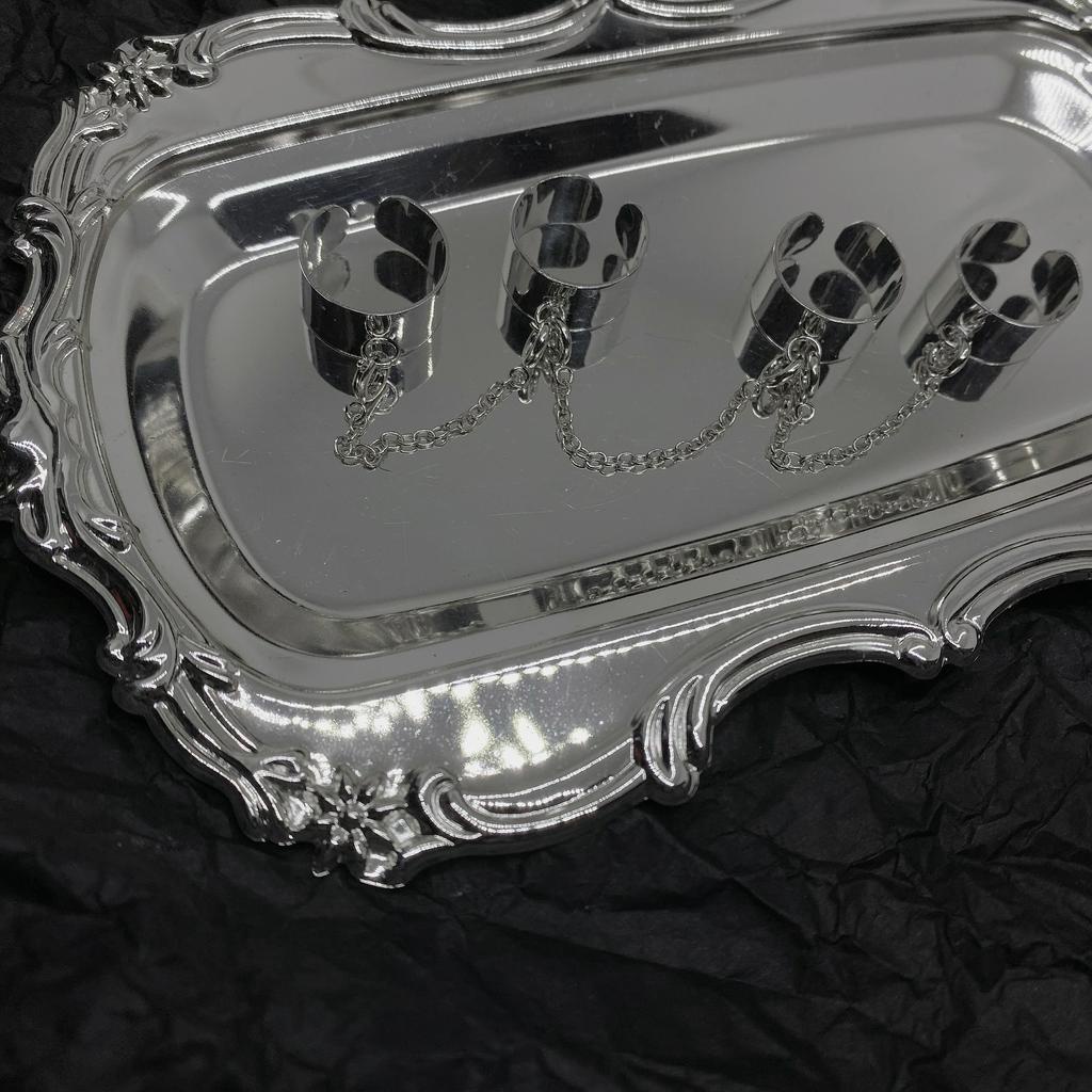 Nhẫn Dạng Dây Xích Phong Cách Hip Hop Cá Tính