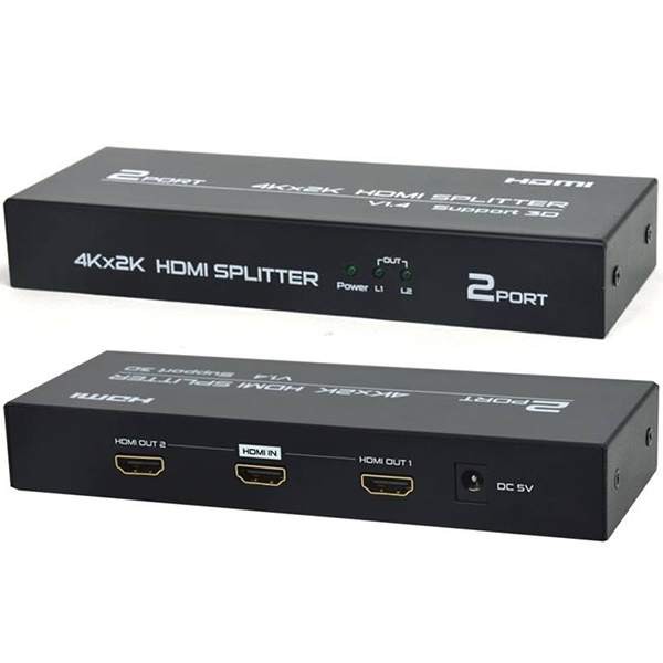 Multi HDMI  FJGEAR 4Kx2K 1-2 (HD 4K 102) 3D 1-4 (HD 4K 104) 3D, Bộ chia tín hiệu HDMI 1 ra 2 ,1 RA 4 FJGEAR HD 4K 102 3D