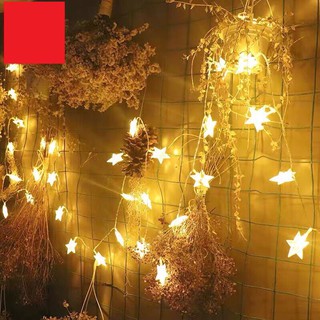 Bộ Dây Đèn Led Trang Trí Ngày Lễ Tình Yêu Tỏ Tình Hình Sao ( dài 3m cắm điện) - Rẻ vô địch