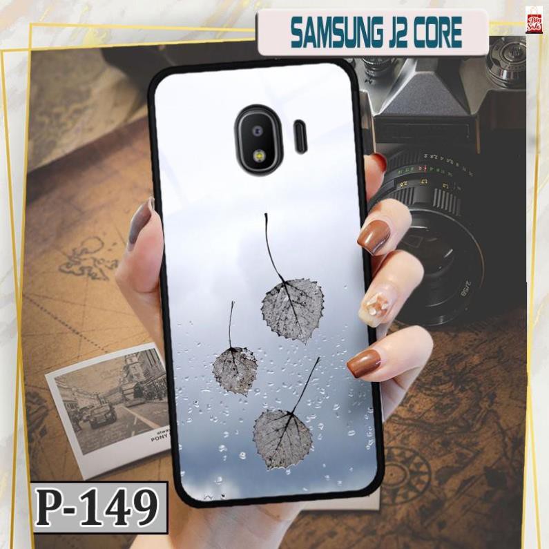 Ốp Samsung Galaxy J2 Core - lưng kính in hình 3D dep