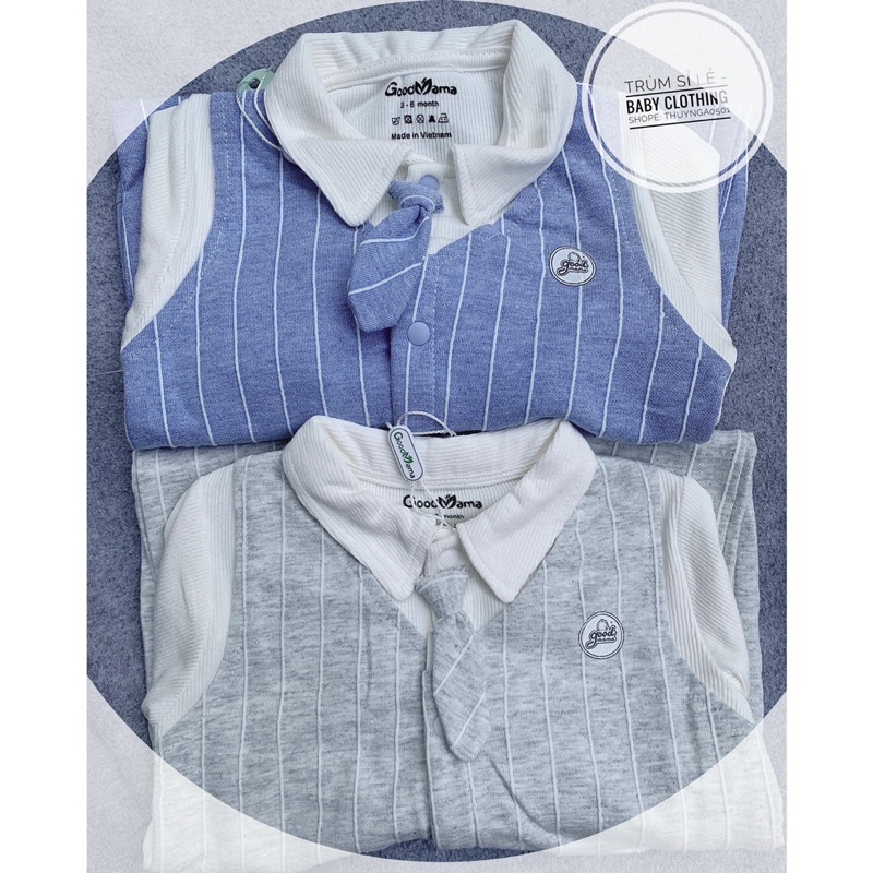 -Body công tử, body nơ mềm mịn cho bé trai, bé gái