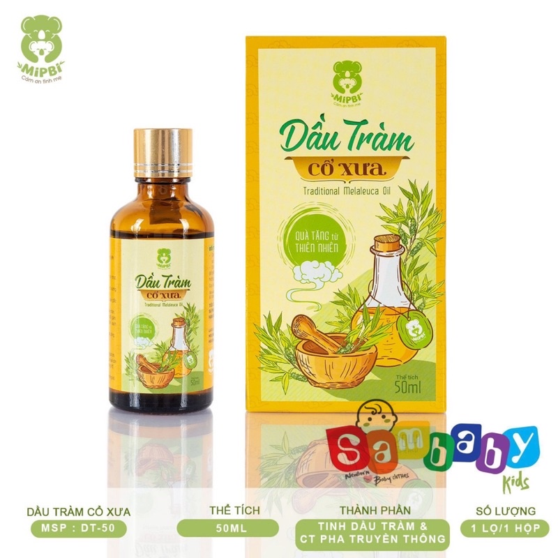 Dầu tràm cổ xưa Mipbi 50ml DT50