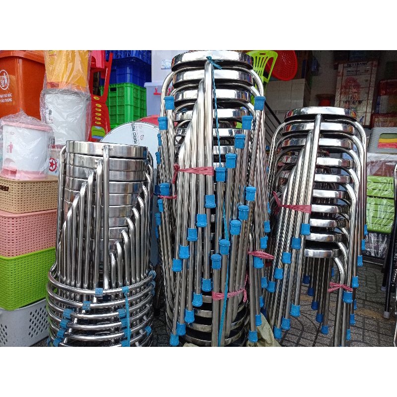 MẶT BÀN TRÒN INOX CHÂN RỜI TIỆC CƯỚI đố sắt