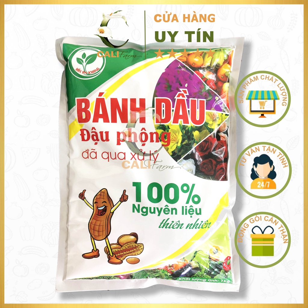 Phân Bánh Dầu Đậu Phộng Đã Qua Xử Lý 1Kg