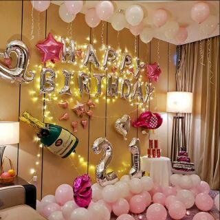 Set bóng bay trang trí sinh nhật n8