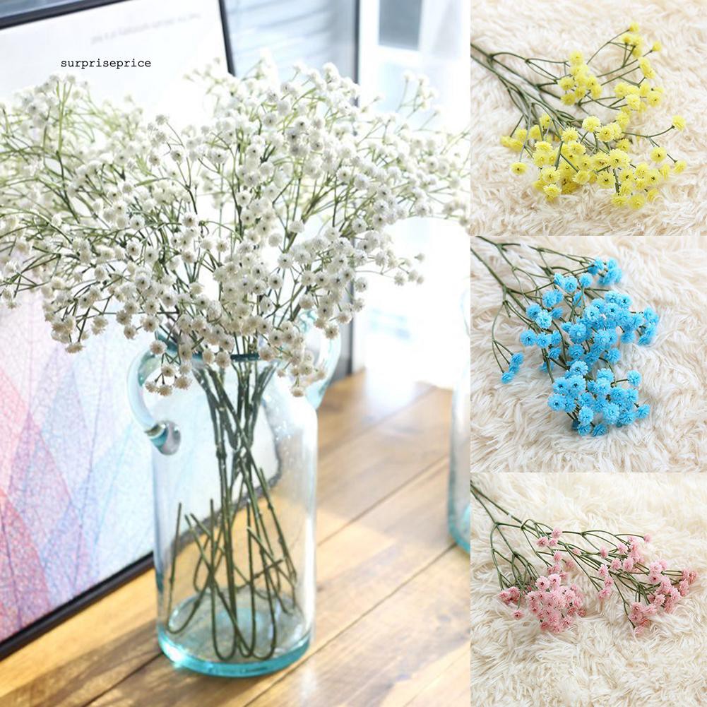 Nhành hoa giả trang trí sinh động