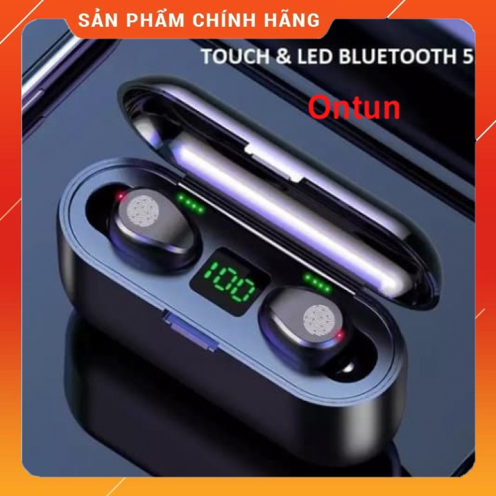 Tai nghe không dây Bluetooth true wireless AMOI F9 | bản QUỐC TẾ | nút cảm ứng | Bluetooth 5.0 | Pin 280 giờ BẢO HÀNH 1